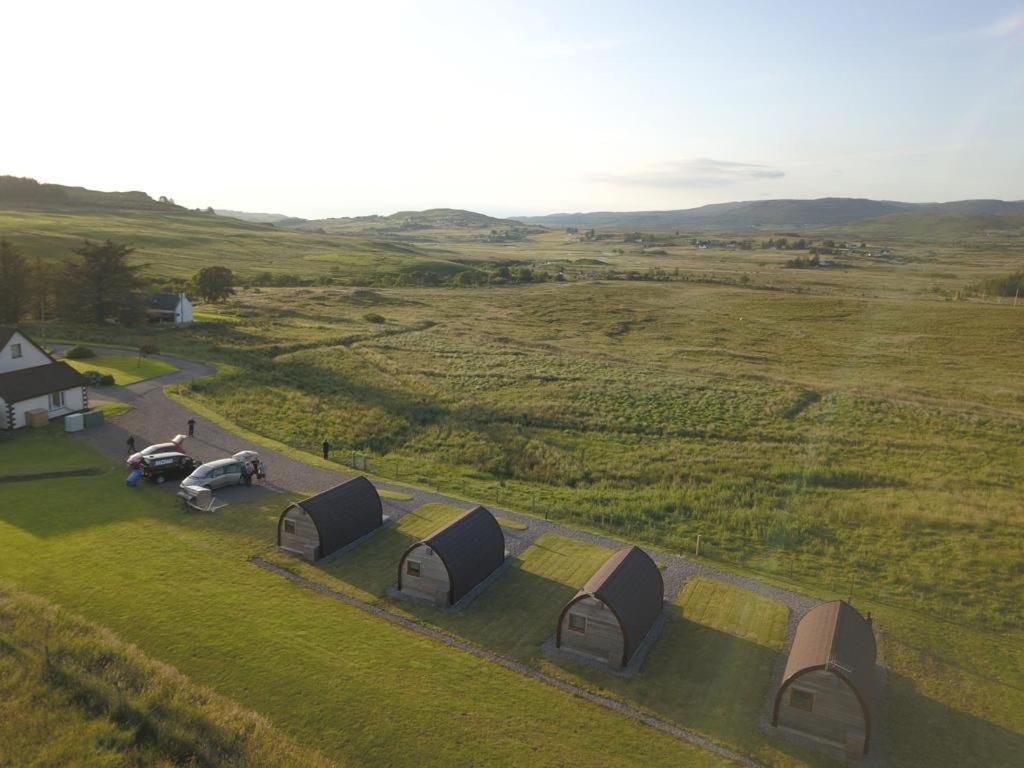 Skeabost View Pods Skye Villa Portree Ngoại thất bức ảnh